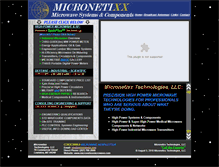 Tablet Screenshot of micronetixxmicrowave.com